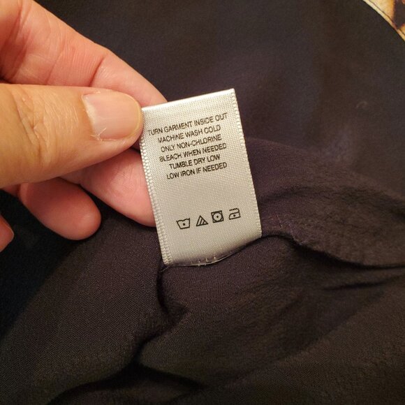 John Mark Embroidered Tunic Top Blouse Large 3/4 Flared Sleeve - Picture 11 of 15